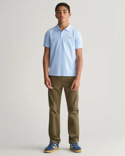 Teens Shield Piqué Polo Shirt