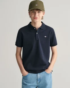 Teens Shield Piqué Polo Shirt
