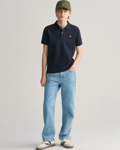 Teens Shield Piqué Polo Shirt