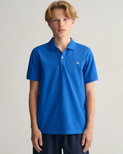 Teens Shield Piqué Polo Shirt