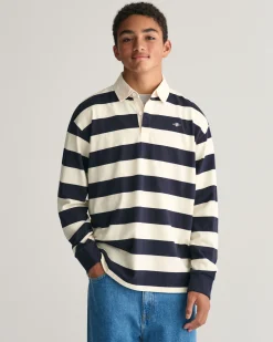 Teens Shield Striped Rugger
