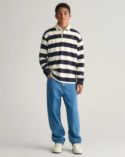Teens Shield Striped Rugger