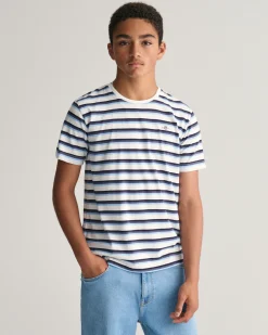 Teens Shield Striped T-Shirt