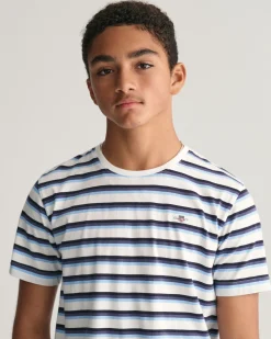 Teens Shield Striped T-Shirt