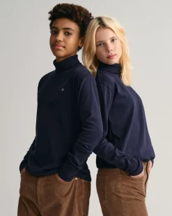 Teens Shield Turtleneck Long Sleeve Top