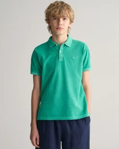 Teens Sunfaded Piqué Polo Shirt