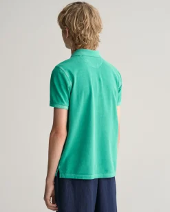 Teens Sunfaded Piqué Polo Shirt
