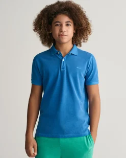 Teens Sunfaded Piqué Polo Shirt