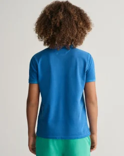 Teens Sunfaded Piqué Polo Shirt