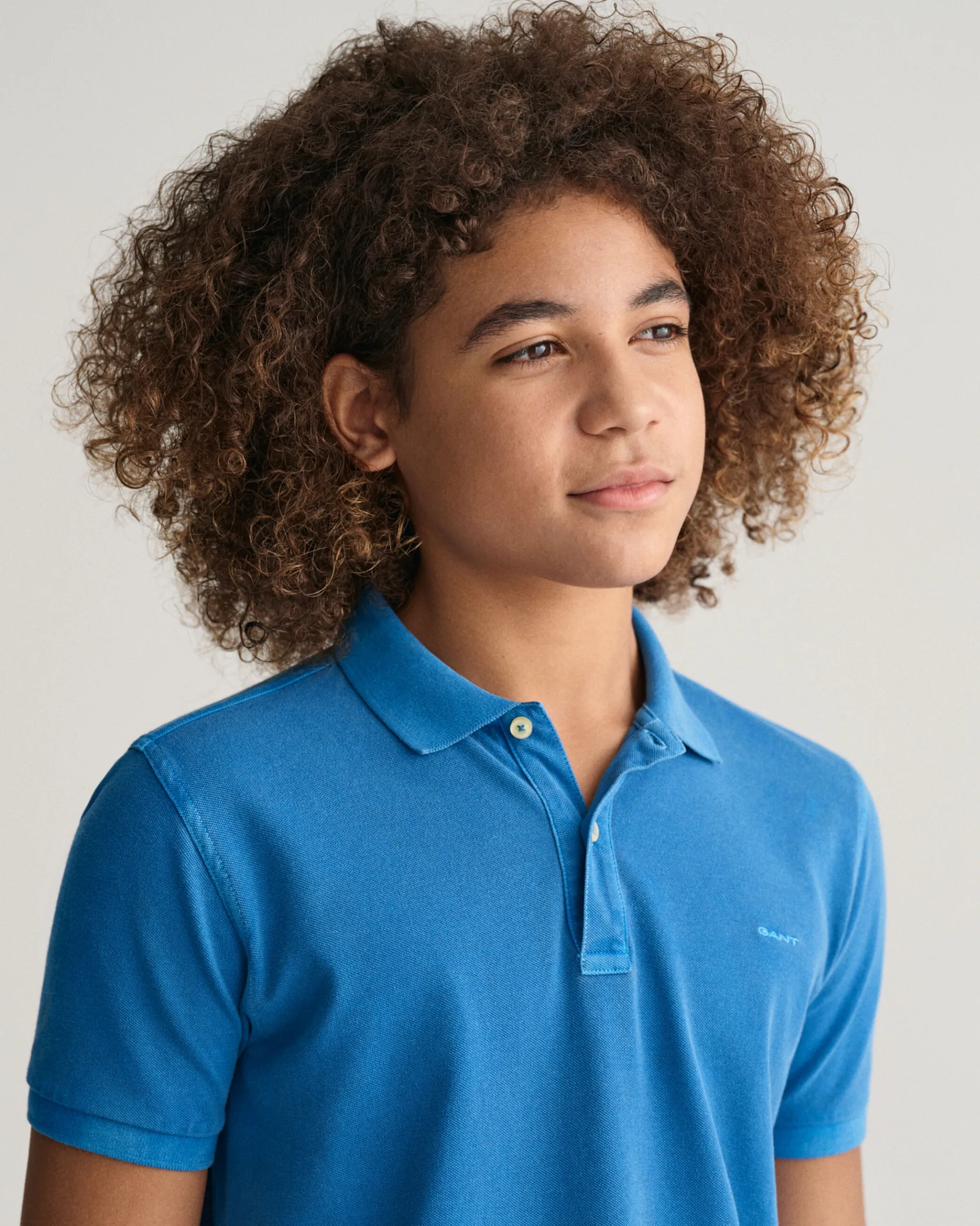 Teens Sunfaded Piqué Polo Shirt