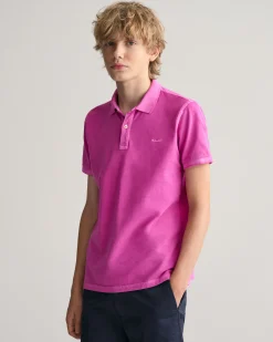 Teens Sunfaded Piqué Polo Shirt