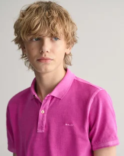 Teens Sunfaded Piqué Polo Shirt