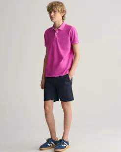 Teens Sunfaded Piqué Polo Shirt