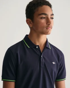 Teens Tipped Piqué Polo Shirt