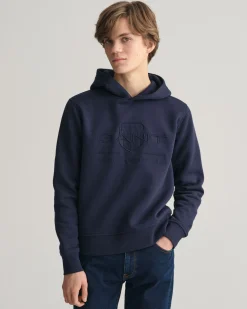 Teens Tonal Shield Hoodie
