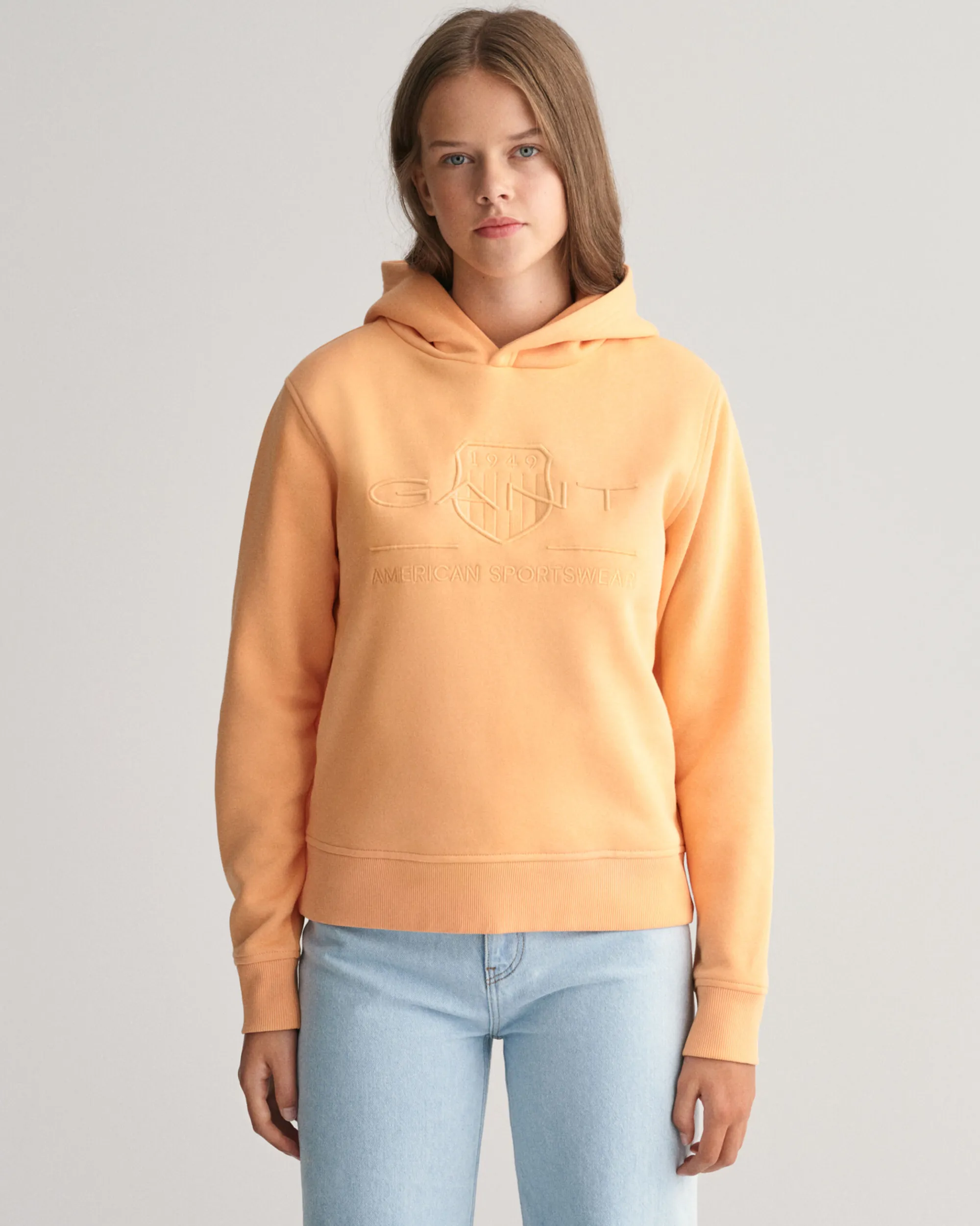 Teens Tonal Shield Hoodie