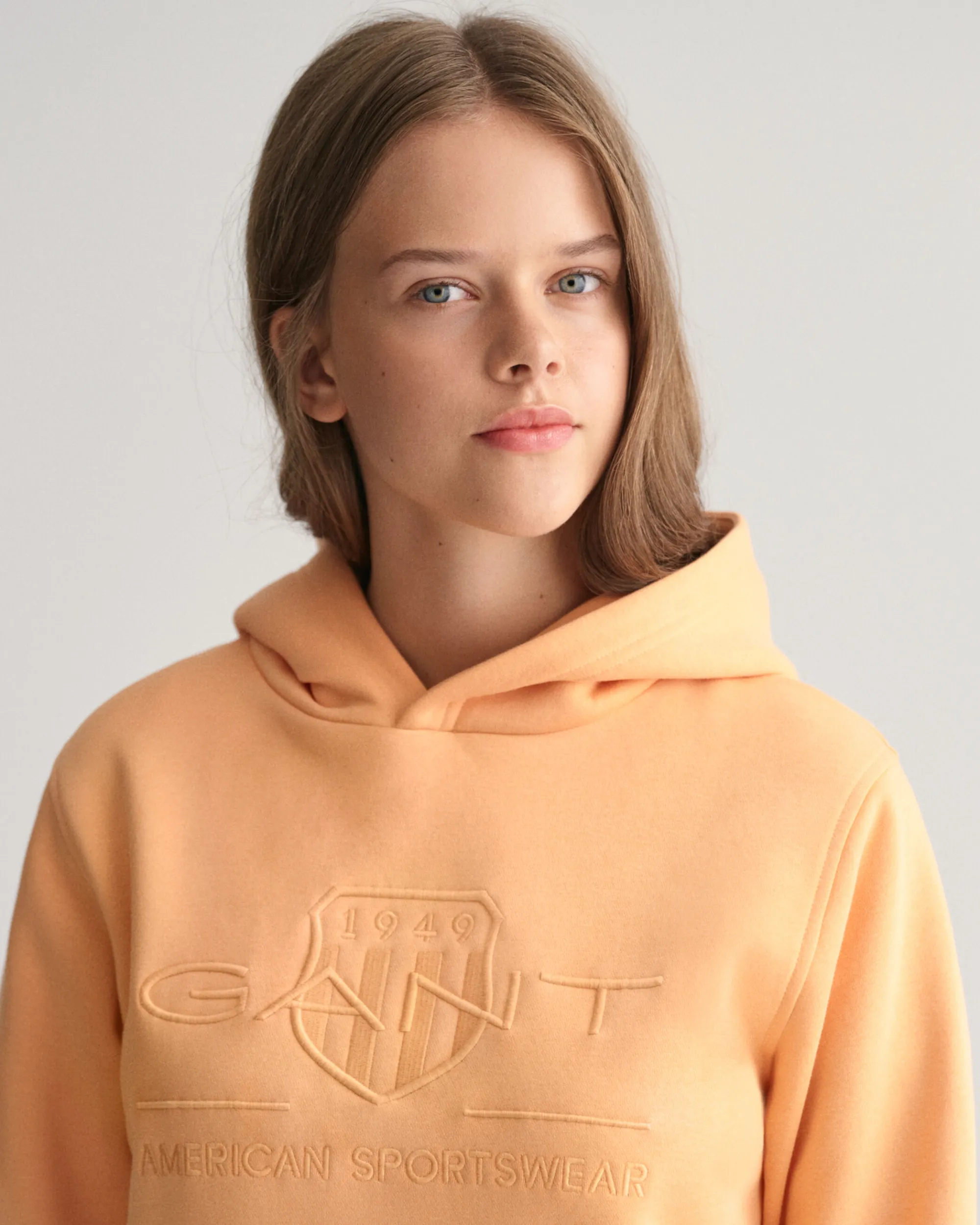 Teens Tonal Shield Hoodie
