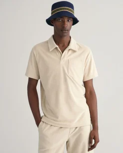 Terry Cloth Piqué Polo Shirt