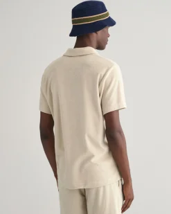 Terry Cloth Piqué Polo Shirt