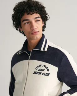 Terry Cloth Zip Jacket