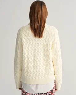 Textured Cotton Cardigan