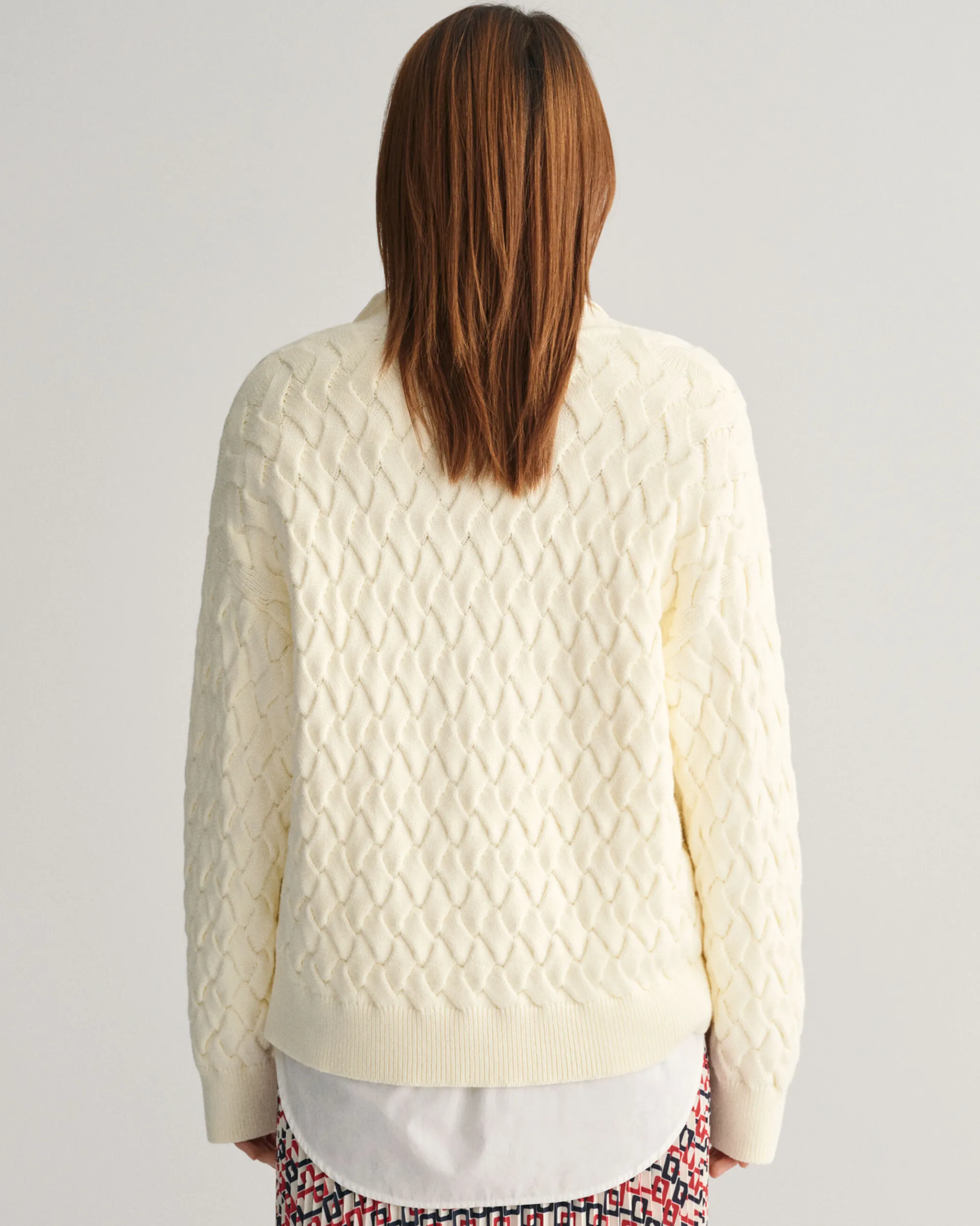 Textured Cotton Cardigan