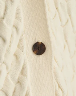 Textured Cotton Cardigan