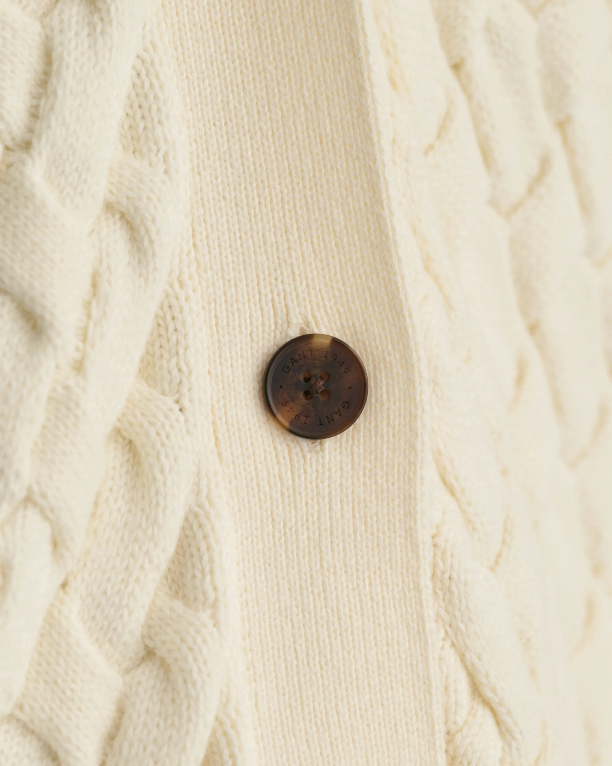 Textured Cotton Cardigan