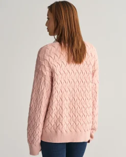 Textured Cotton Cardigan