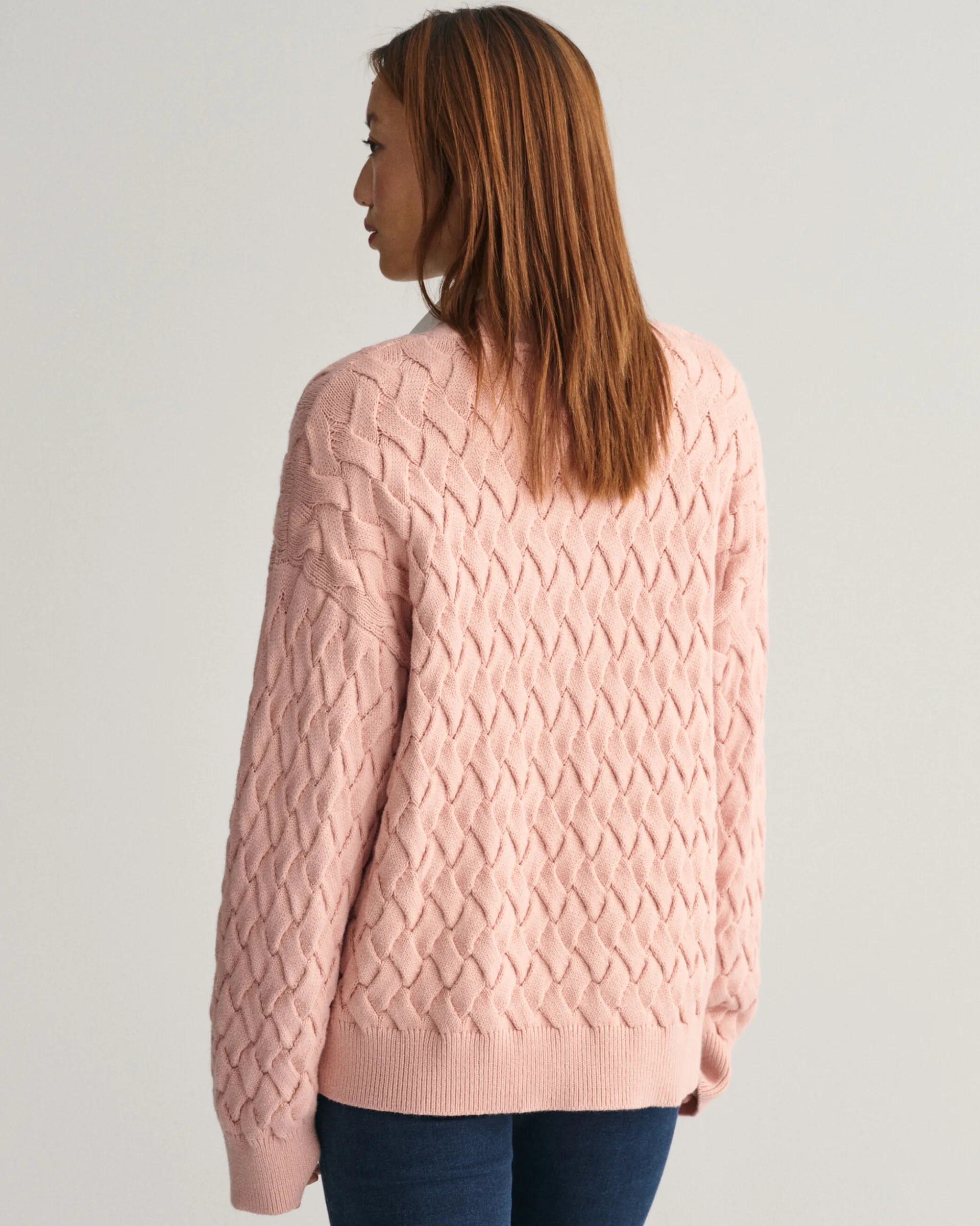 Textured Cotton Cardigan