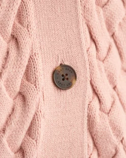 Textured Cotton Cardigan