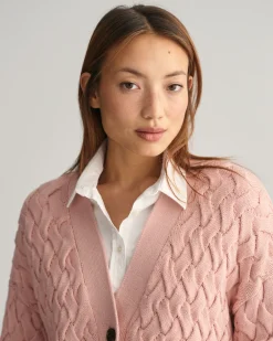 Textured Cotton Cardigan