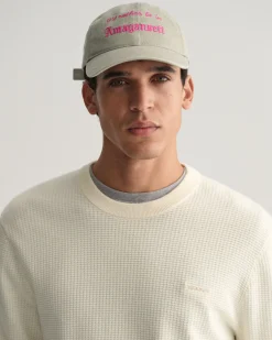 Textured Cotton Crew Neck Sweater