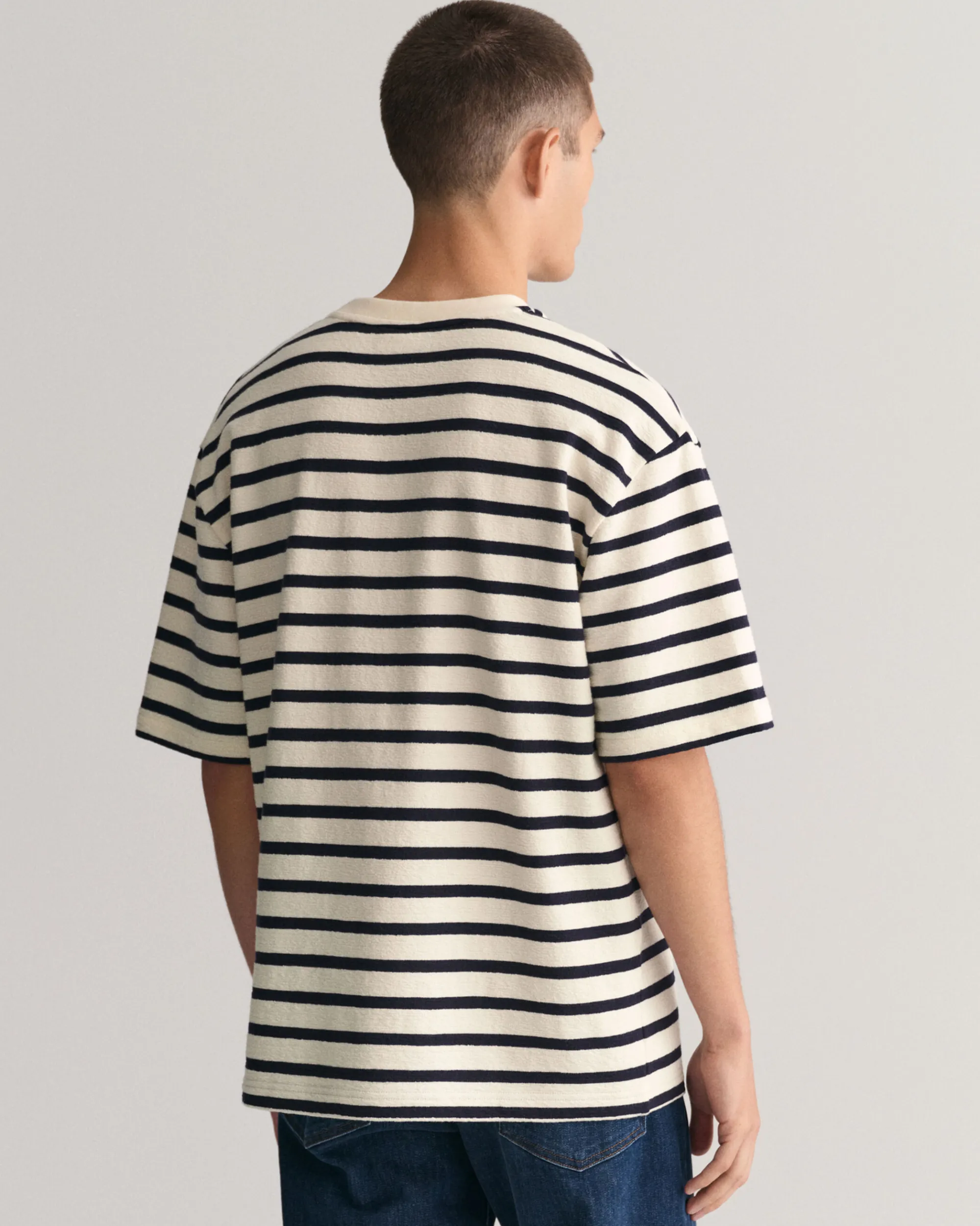 Textured Striped T-Shirt