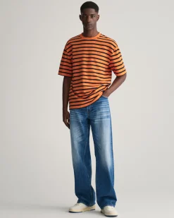 Textured Striped T-Shirt