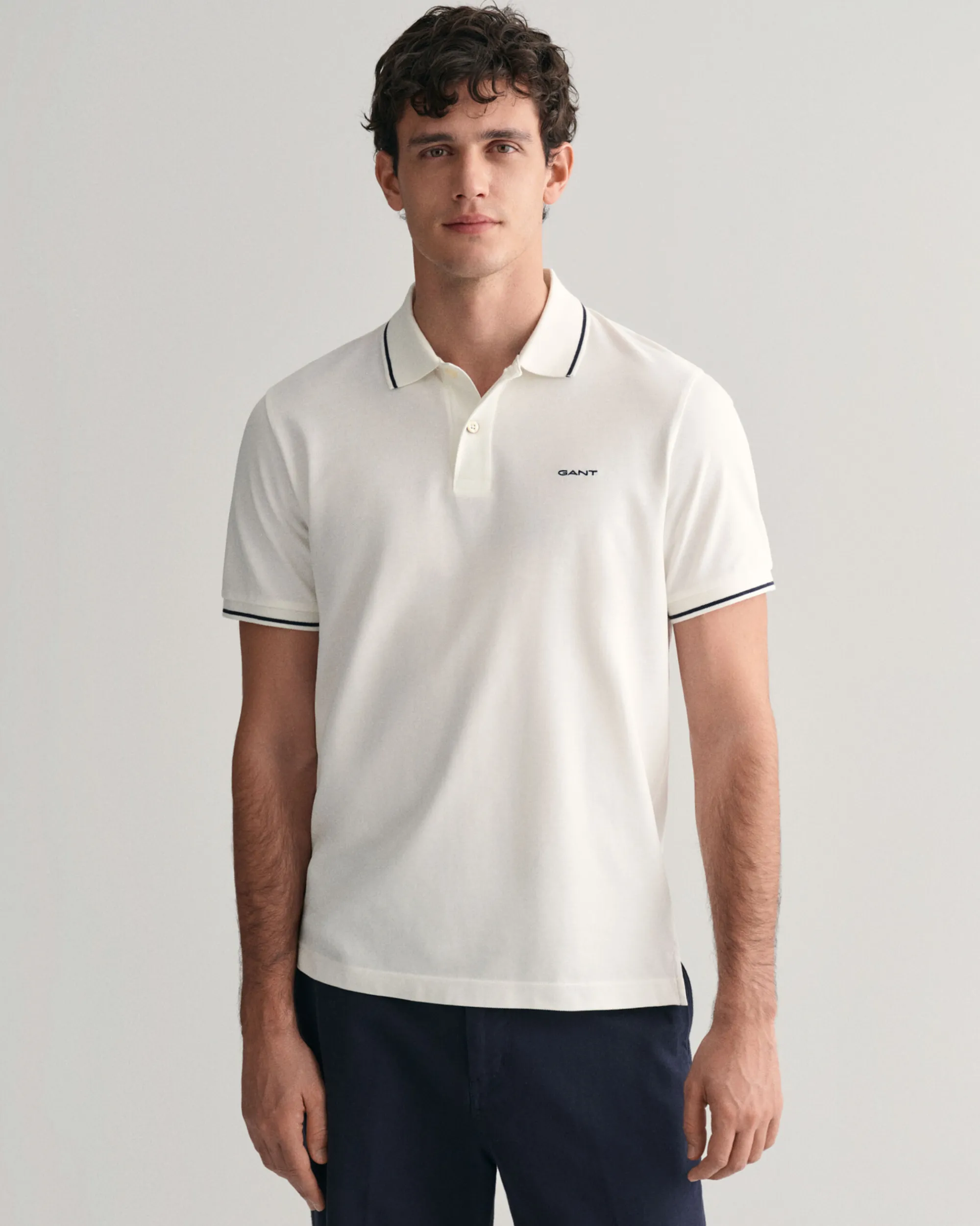 Tipped Piqué Polo Shirt