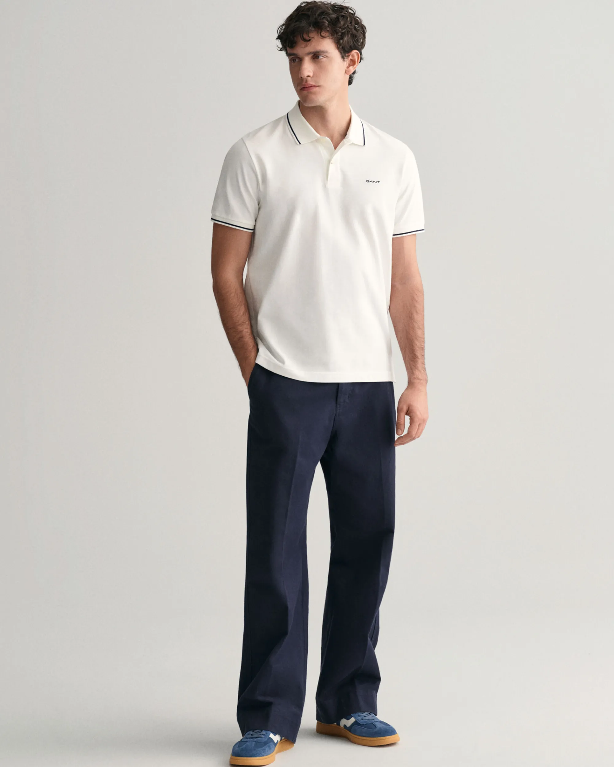 Tipped Piqué Polo Shirt