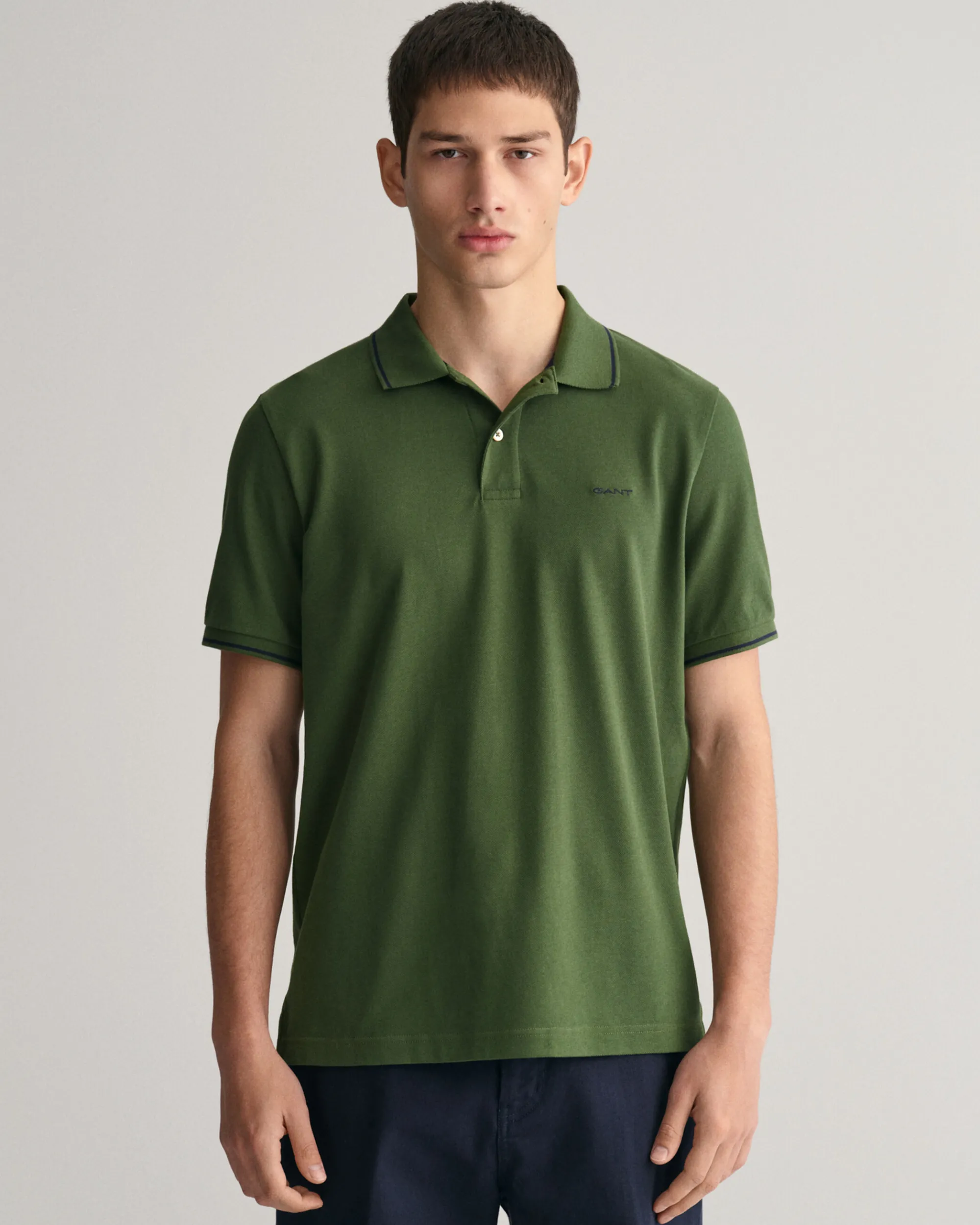 Tipped Piqué Polo Shirt