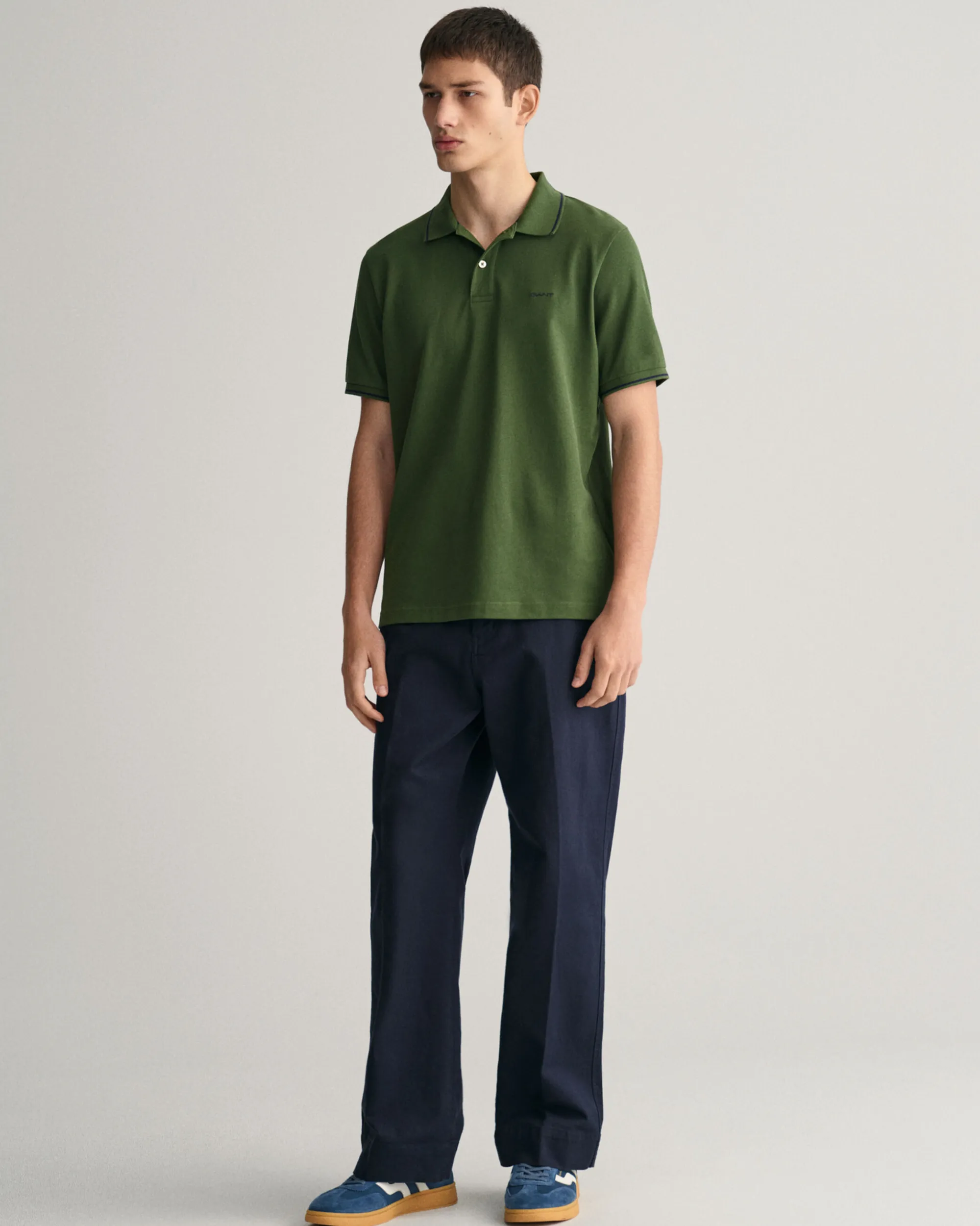 Tipped Piqué Polo Shirt