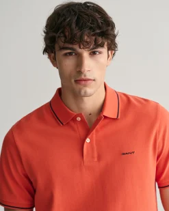 Tipped Piqué Polo Shirt