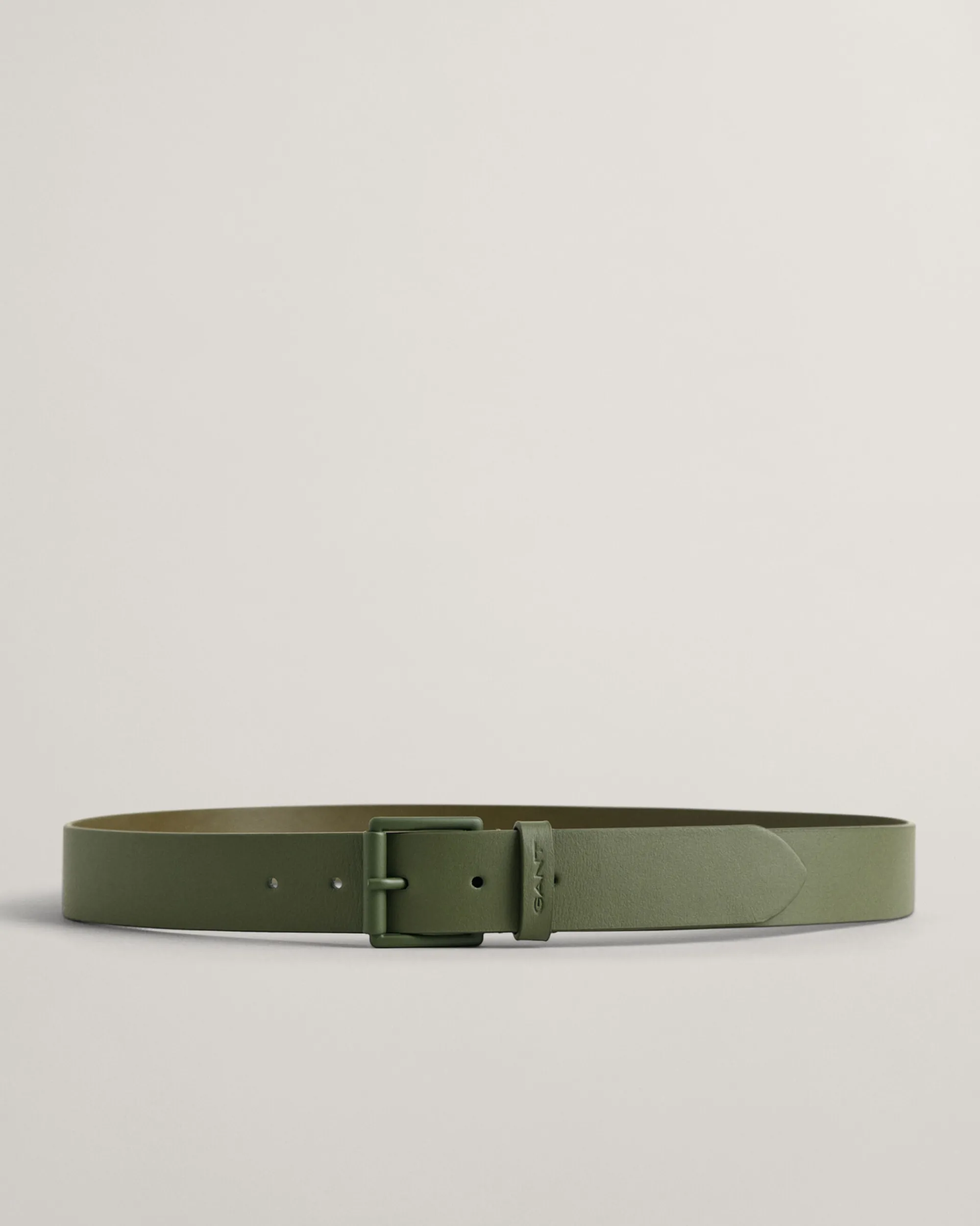 Tonal Buckle Leather Belt