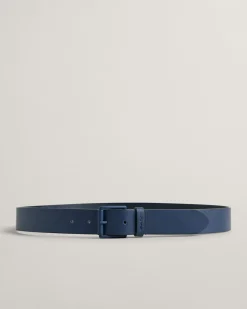 Tonal Buckle Leather Belt
