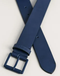 Tonal Buckle Leather Belt