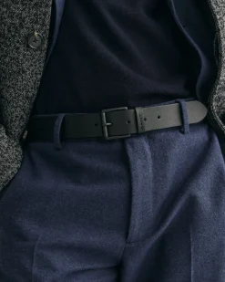 Tonal Buckle Leather Belt