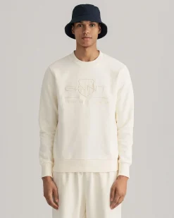 Tonal Shield Crew Neck Sweatshirt