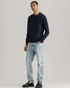 Tonal Shield Crew Neck Sweatshirt