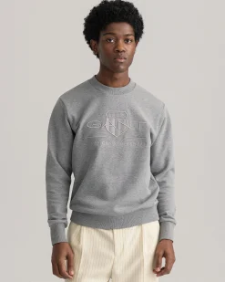 Tonal Shield Crew Neck Sweatshirt