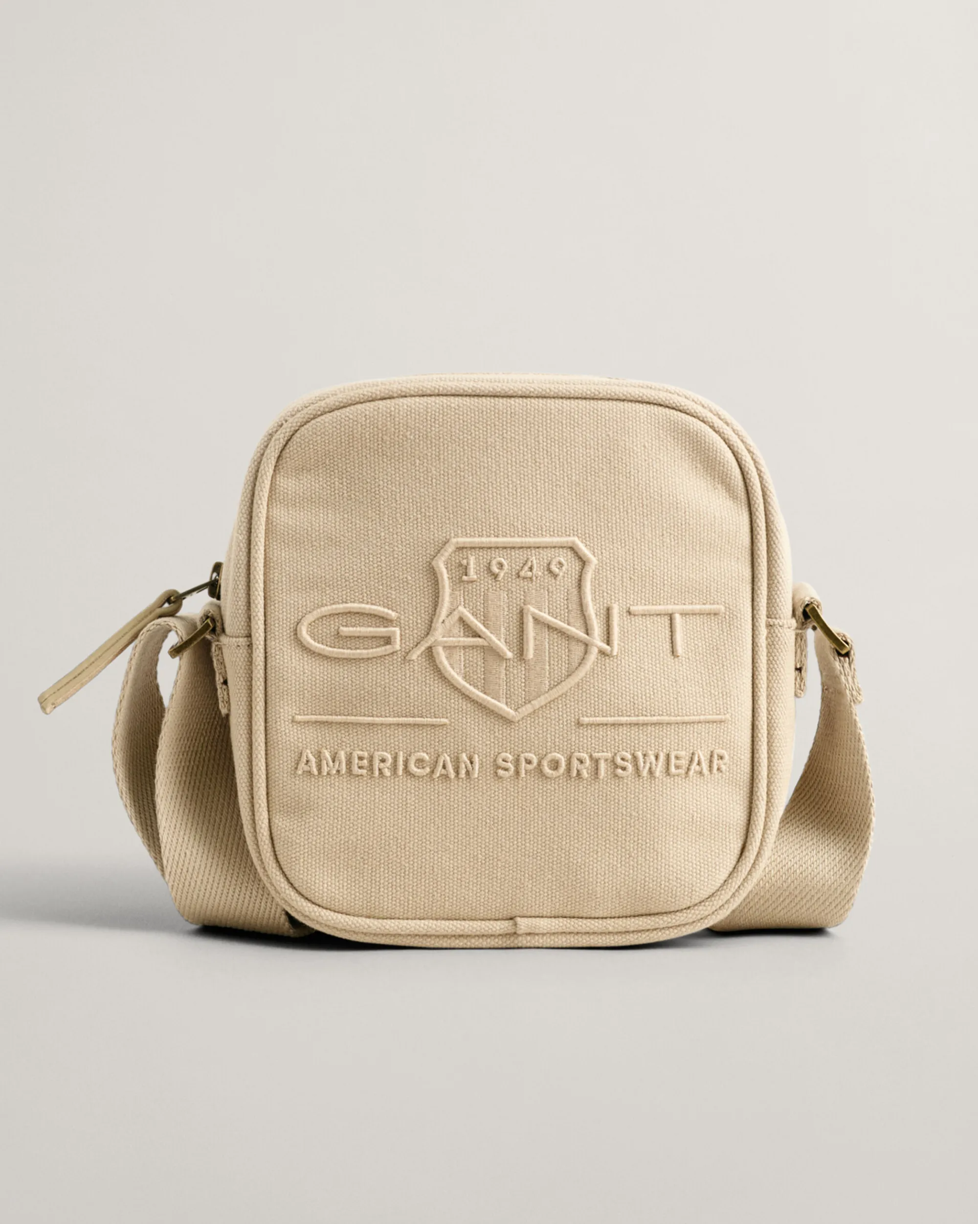 Tonal Shield Crossbody Bag