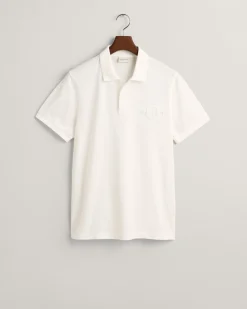 Tonal Shield Polo Shirt