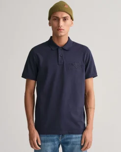 Tonal Shield Polo Shirt